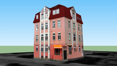 3D-Modell der Geschwister-Scholl-Straße 1, Weimar
